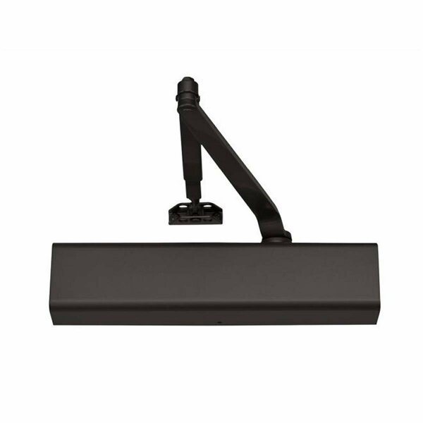 Pg Perfect Adjustable Surface Mount Door Closer with Full Cover & Sex Nuts, Dark Bronze PG2063961